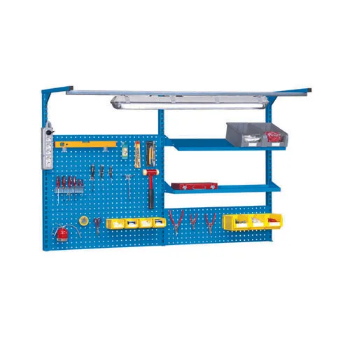 Panel perforado porta herramientas